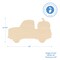 Pumpkin Truck Wood Cutout 6-1/2"x12" Unfinished Thanksgiving Craft | Woodpeckers